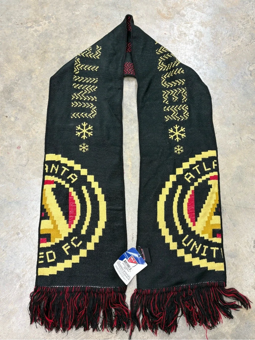 Atlanta United FC Holiday Scarf Ruffneck Scarves MLS Soccer Men’s NWT